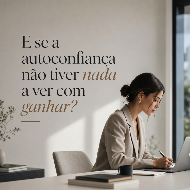 A Autoconfiança como Compromisso, não como Destino